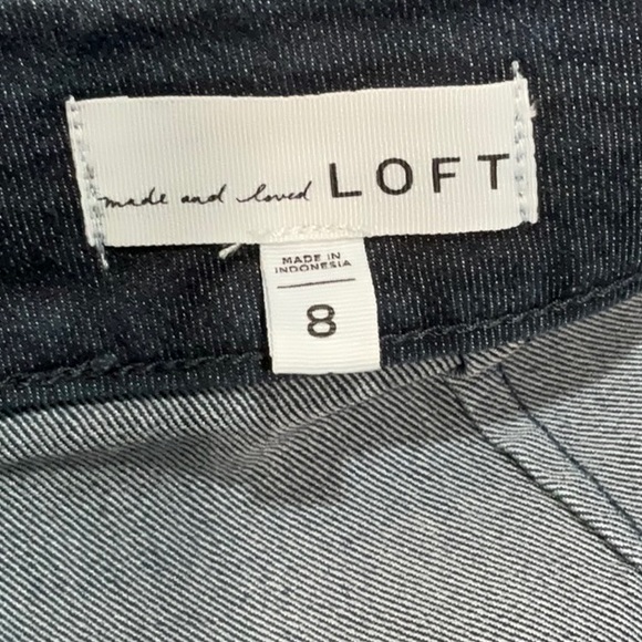 LOFT Denim Mini Skirt - Picture 4 of 5